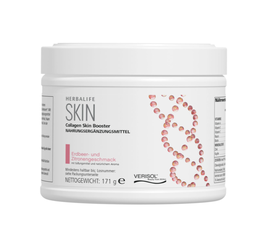 Herbalife SKIN Collagen Skin Booster Erdbeer - und Zitronengeschmack 171 g