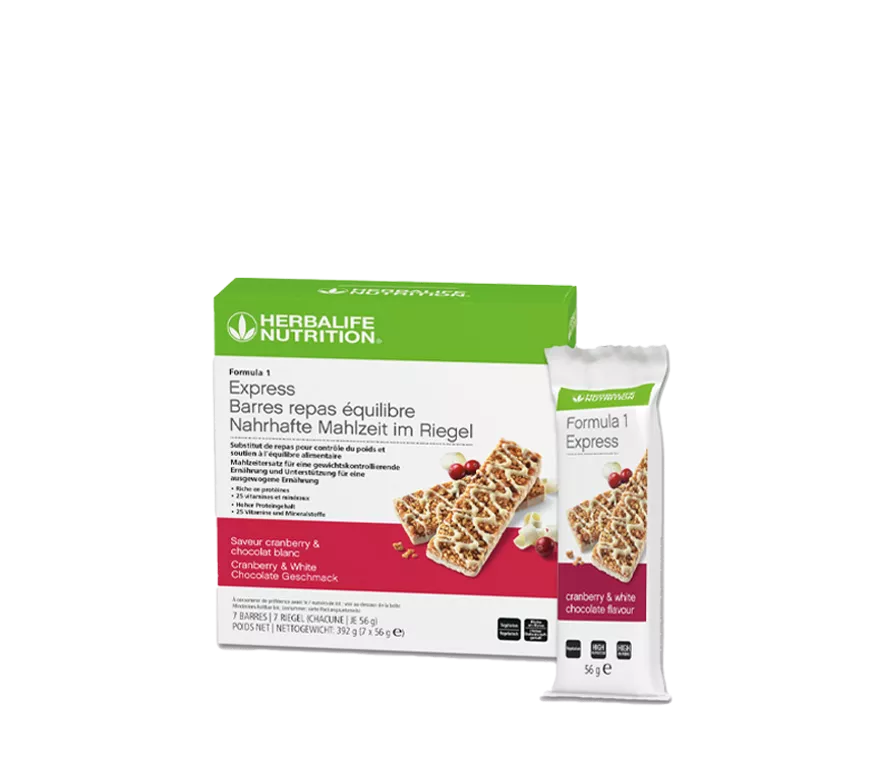 Formula 1 Express Riegel Cranberry White Chocolate 7 x 56 g (360 g)